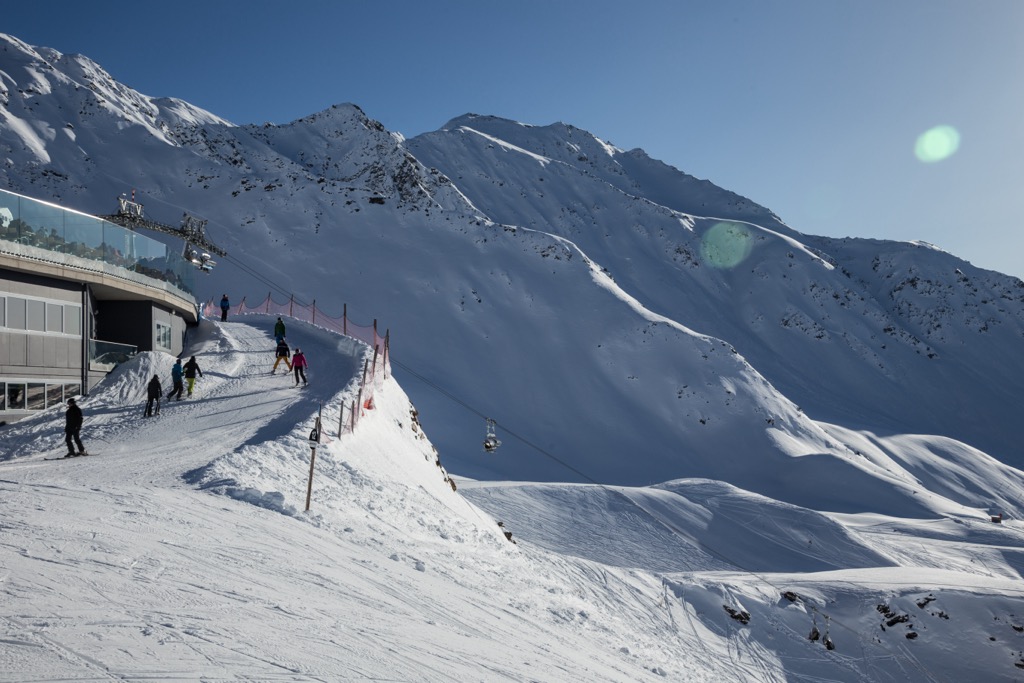 Kals Matrei ski resort. Hohe Tauern