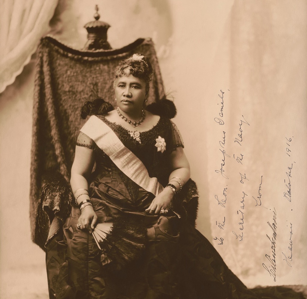 Queen Liliuokalani, the last sovereign of Hawaii. Honolulu County
