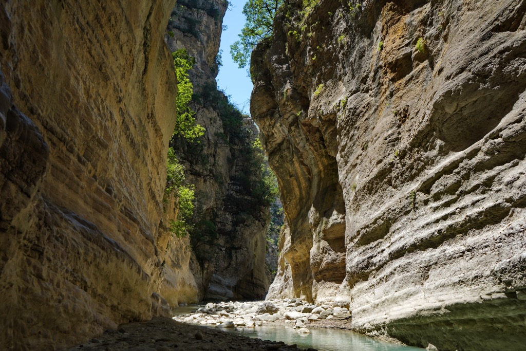 canyon of Lengarica,  Hotovë-Dangëlli National Park, Albania