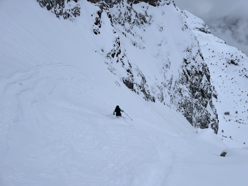 Anna mit vollem Einsatz. Foto: Sergei Poljak. So bleibst du fit fürs Skifahren