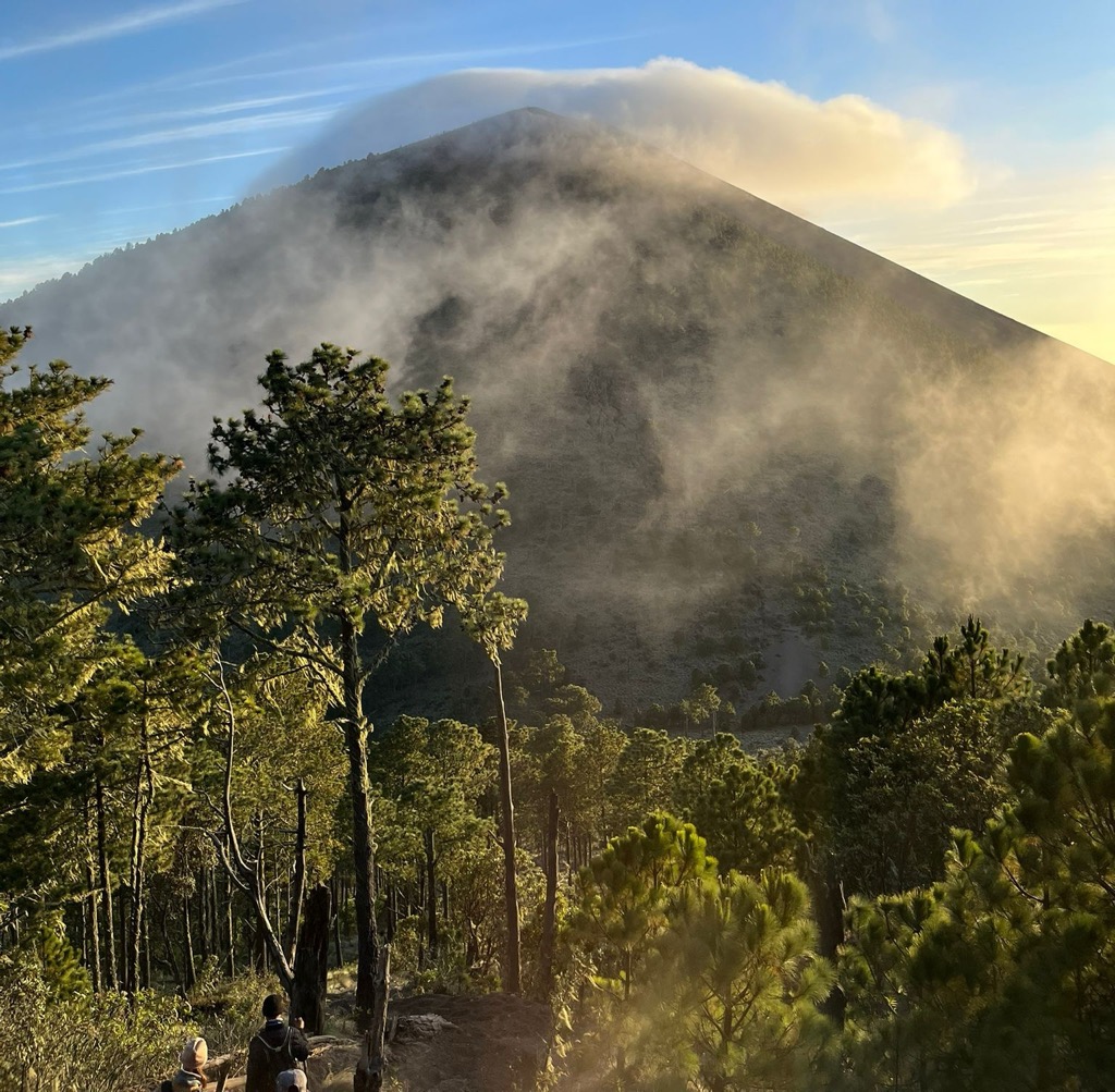 On the Way to Fuego Ridge Photo: Anthony Butt. Trekking in Guatemala