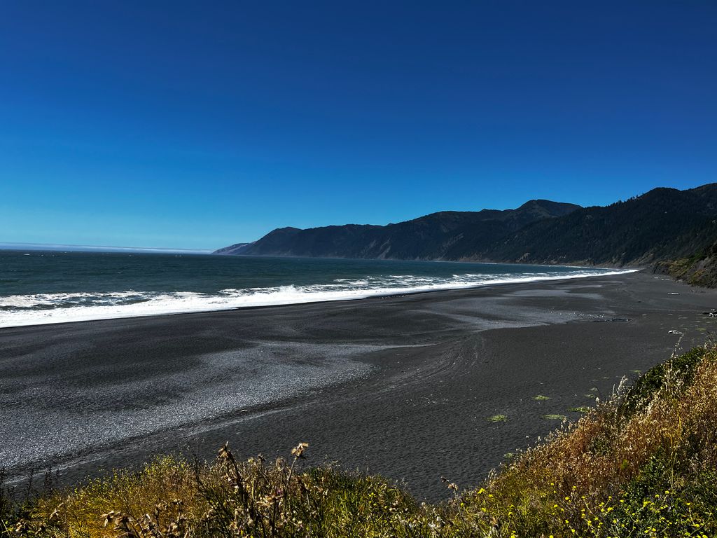 Starting out at Black Sands Beach. Photo: Sergei Poljak. Backpacking California’s Lost Coast Trail