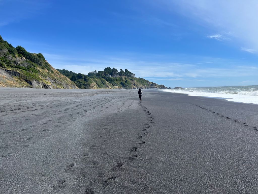 Finishing the LCT. Photo: Sergei Poljak. Backpacking California’s Lost Coast Trail