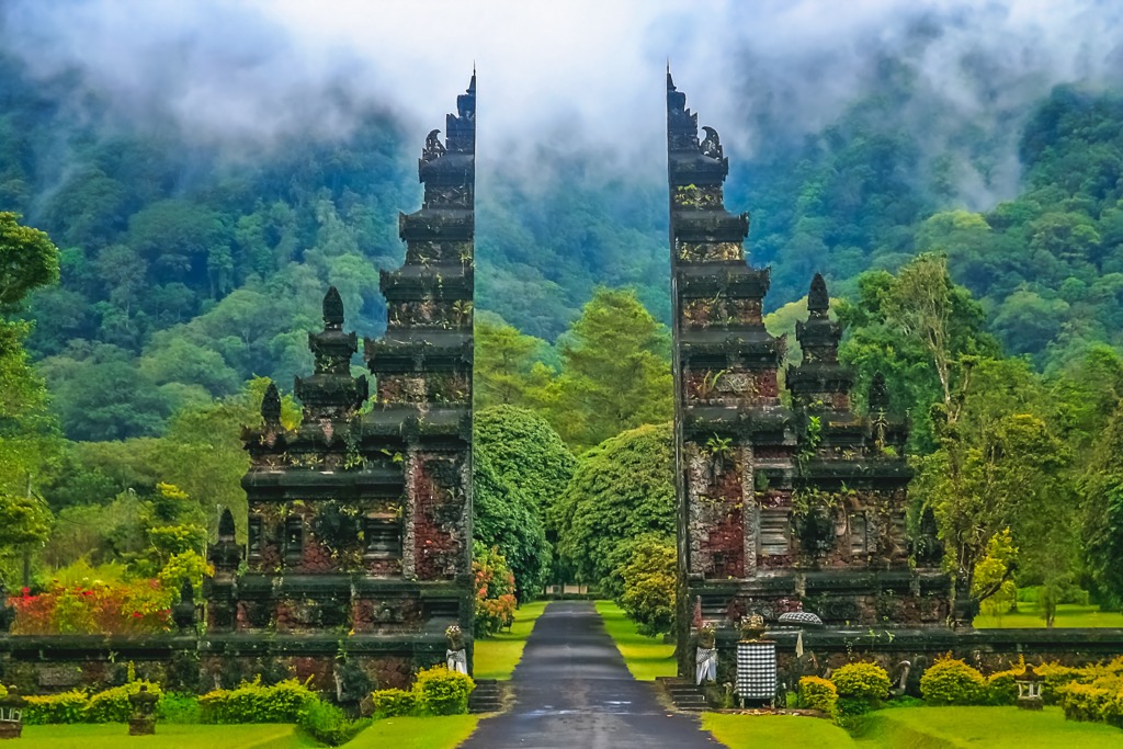 Hindu temples, Bali,  Indonesia