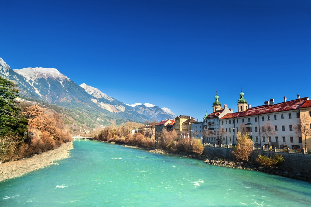 The namesake Inn River runs through the city. Innsbruck-Stadt