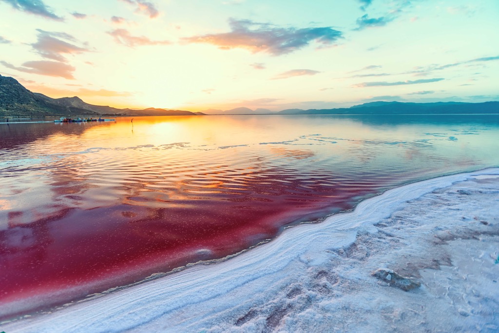 Maharlu Lake, Iran