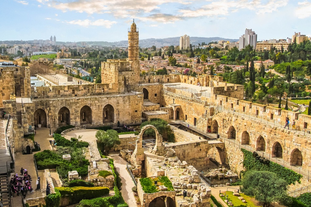 The Tower of David (Jerusalem Citadel), Old City, UNESCO World Heritage Site, Israel