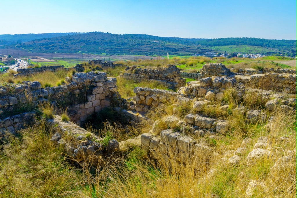 archaeological site Tel Bet Shemesh, Israel