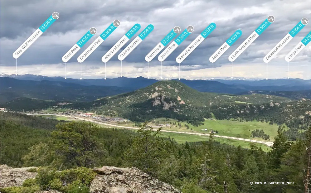 map Jefferson County, Colorado