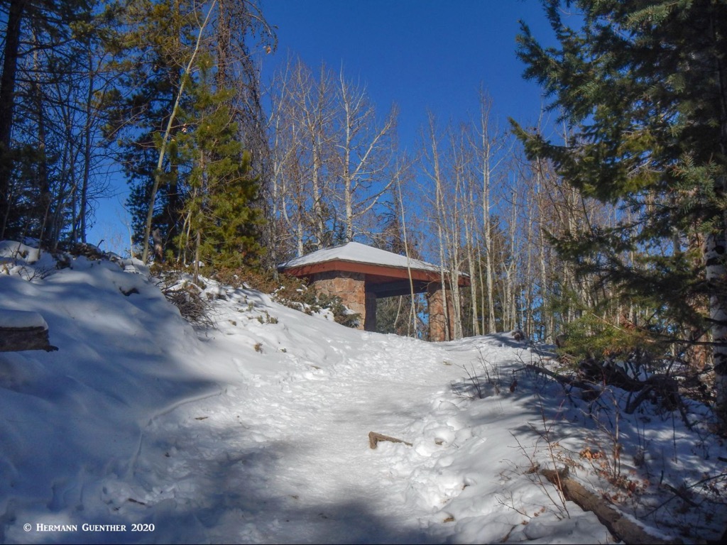 Storm Shelter by Sunny Aspen Trail , Jefferson County, Colorado