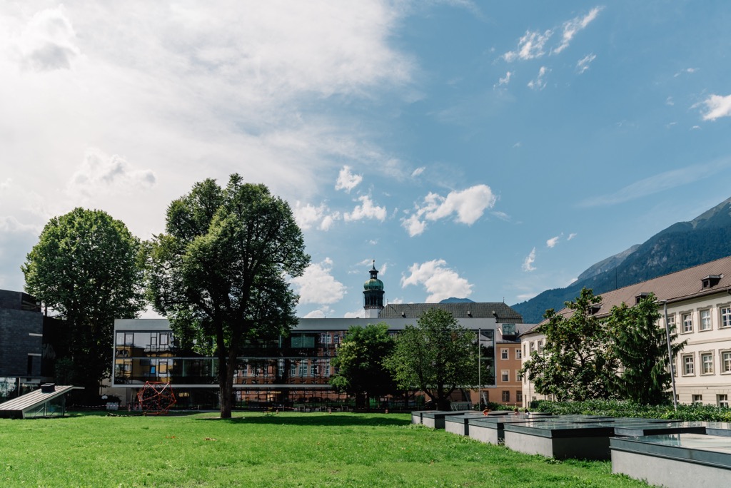 The University of Innsbruck campus. Kalkkogel