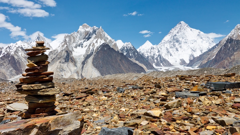 K2 in the background, Karakoram