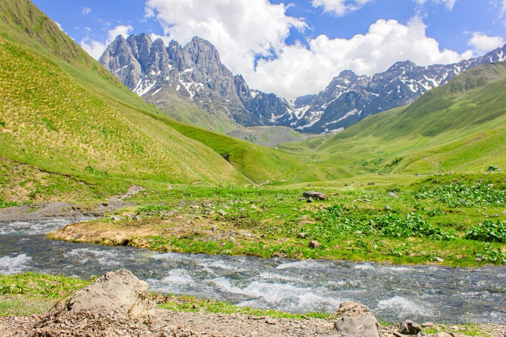 Chaukhi Massif, Kazbegi, Georgia