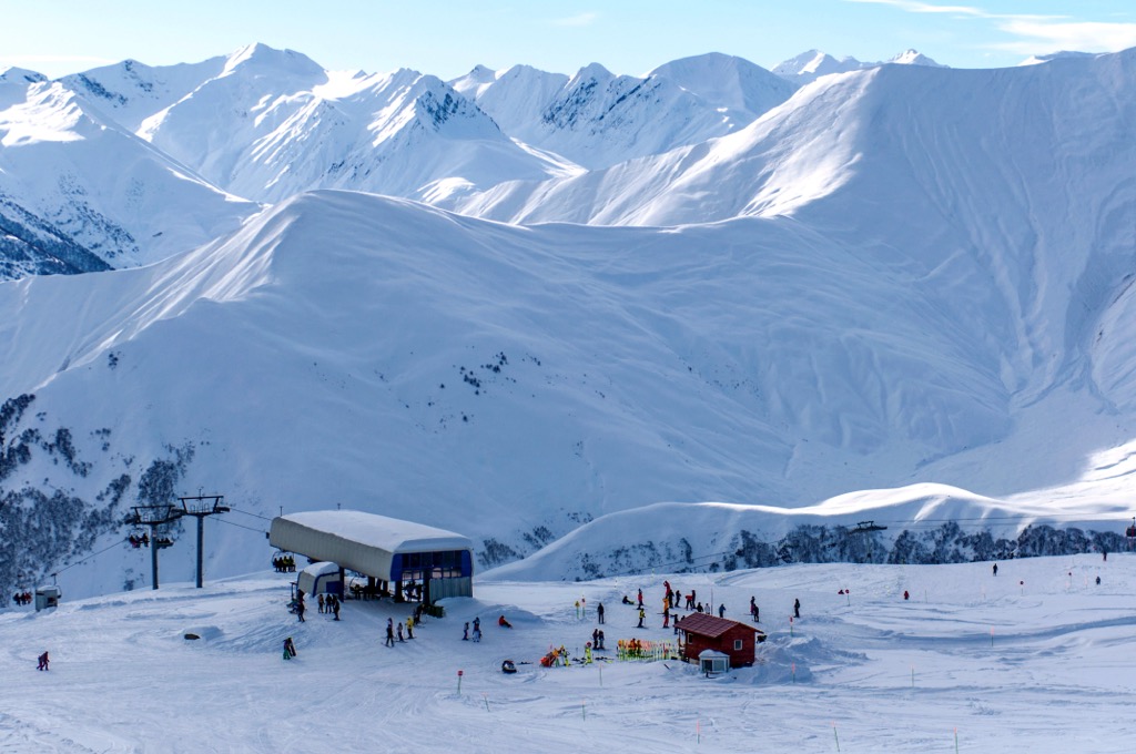 Gudauri Ski Resor, Kazbegi, Georgia