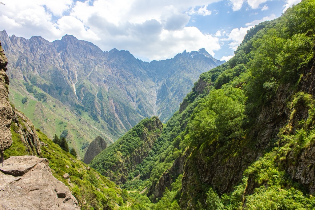 Gveleti mountain view, Kazbegi, Georgia