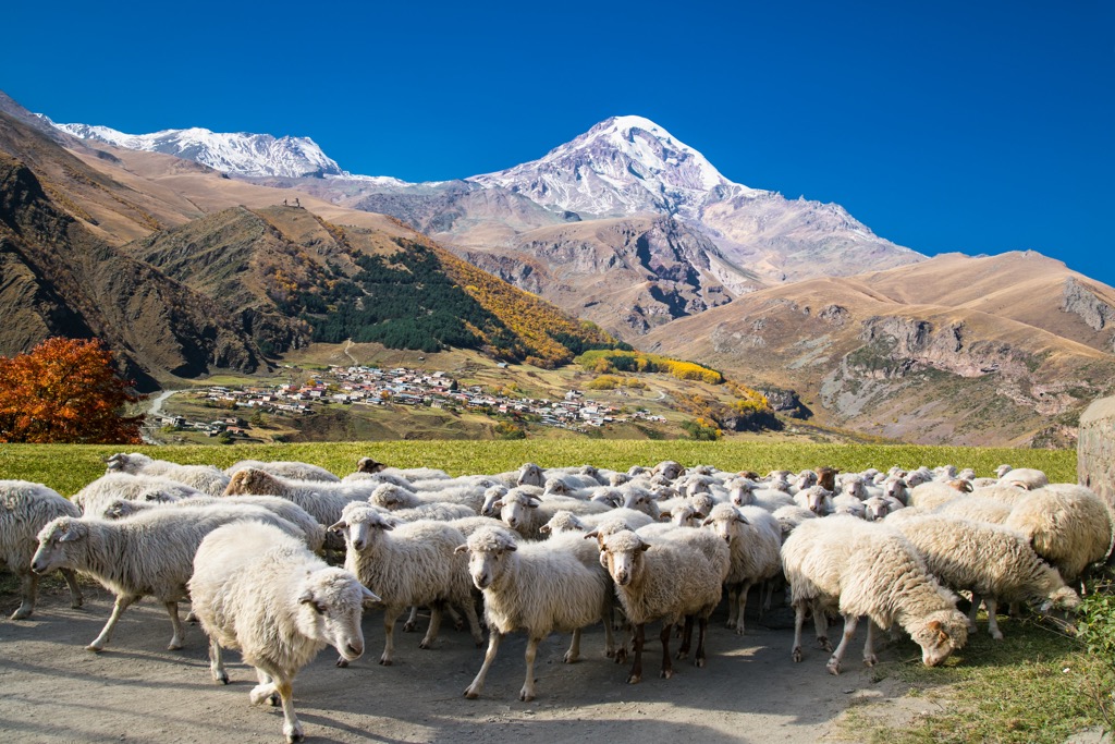 Mountains, Kazbegi, Georgia