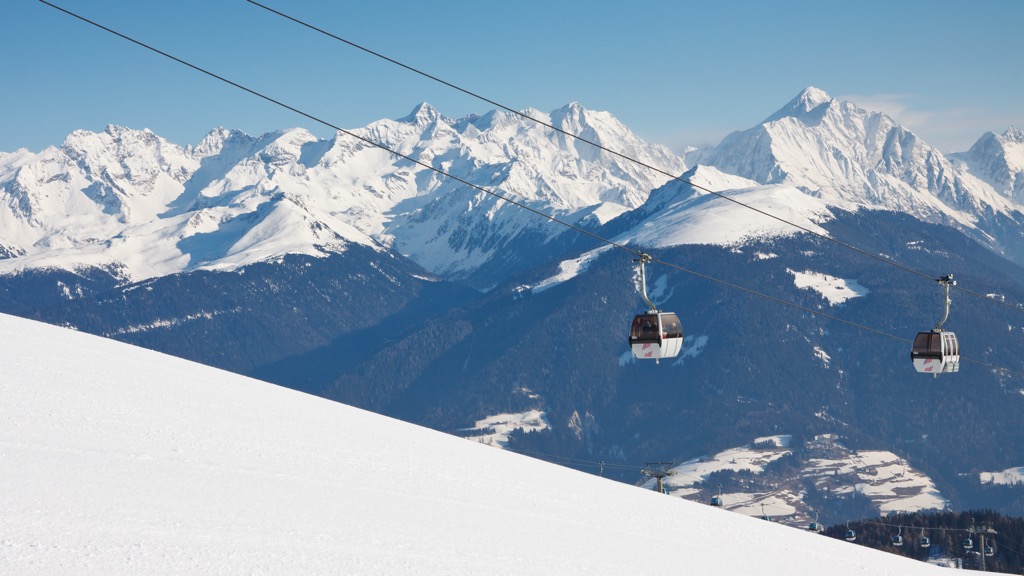 Kronplatz ski, Dolomites, Italy