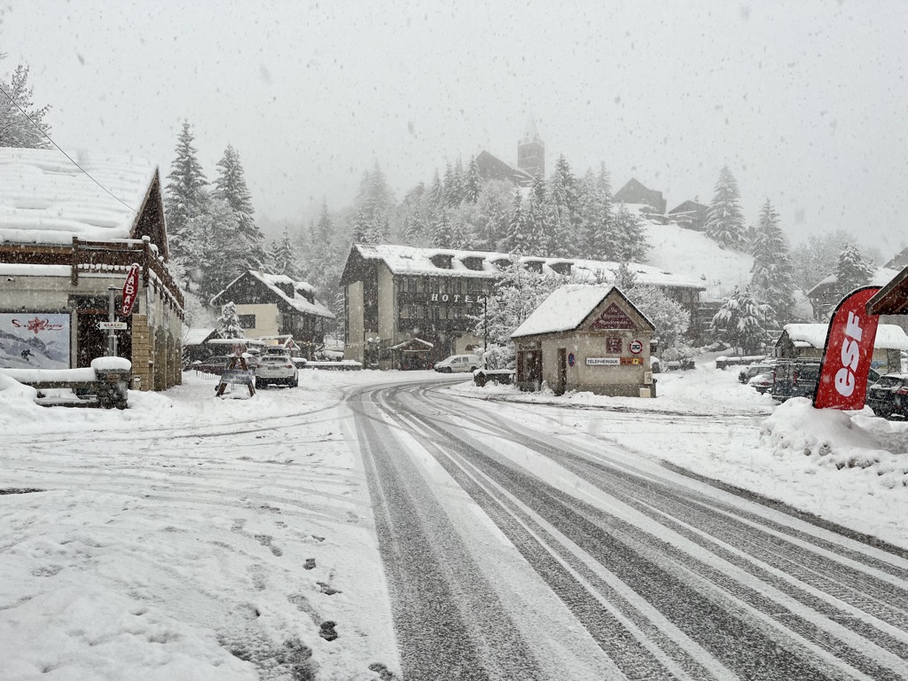 January snow in La Grave village. Photo: Sergei Poljak
