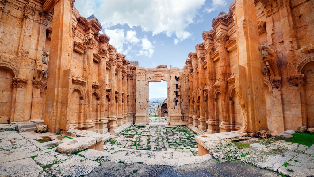 Temple of Bacchus, Baalbek, Lebanon
