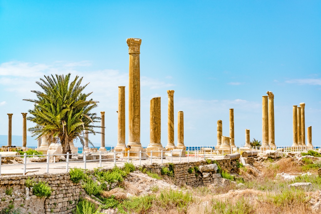 Al Mina archaeological site, Tyre, Lebanon