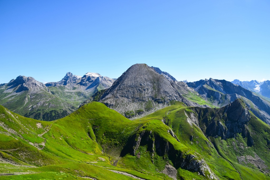 Lechtal Alps panorama. Lechtal Alps