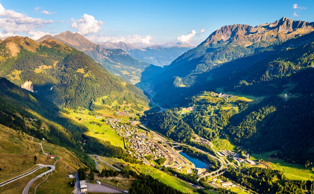 Gotthard Pass, Lepontine Alps, Switzerland