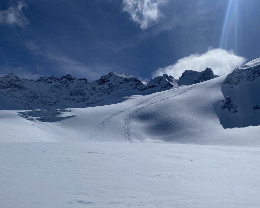 The Girose Glacier of La Grave. Photo: Sergei Poljak. Les 2 Alpes