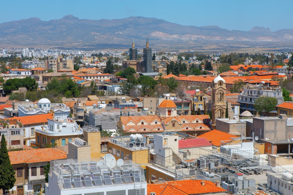 Nicosia’s skyline. Levant Ranges