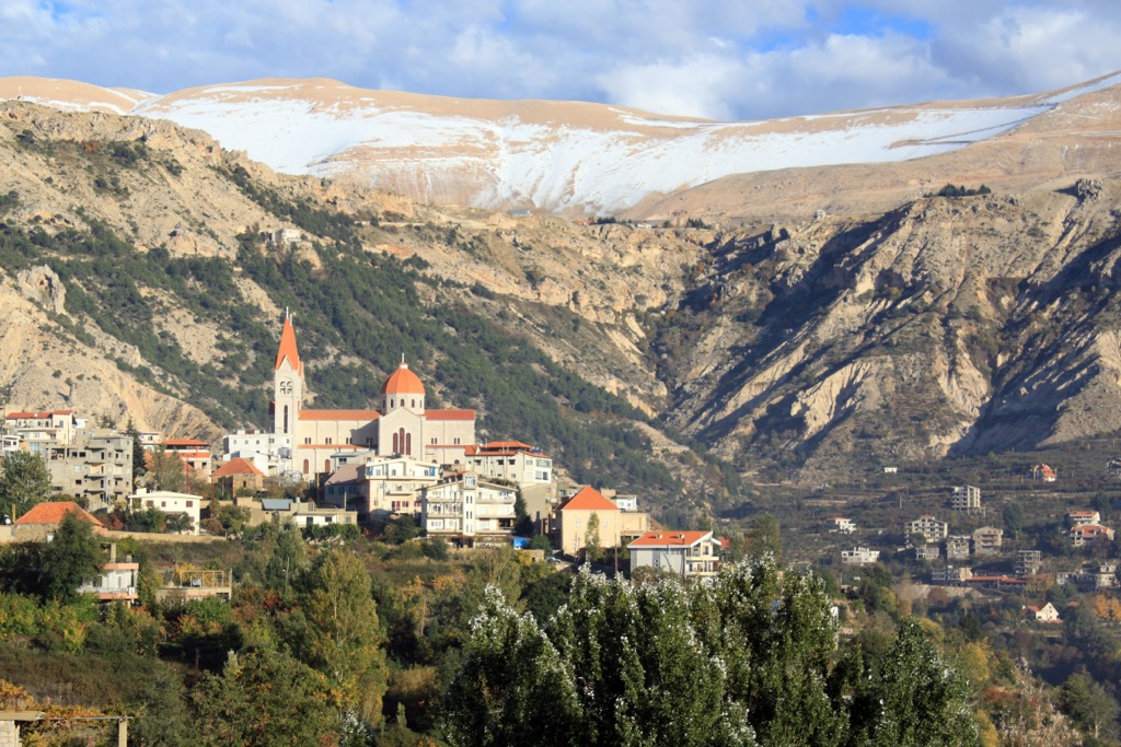 Bsharri is home to Lebanon’s oldest ski resort, Cedars Ski Resort. Levant Ranges