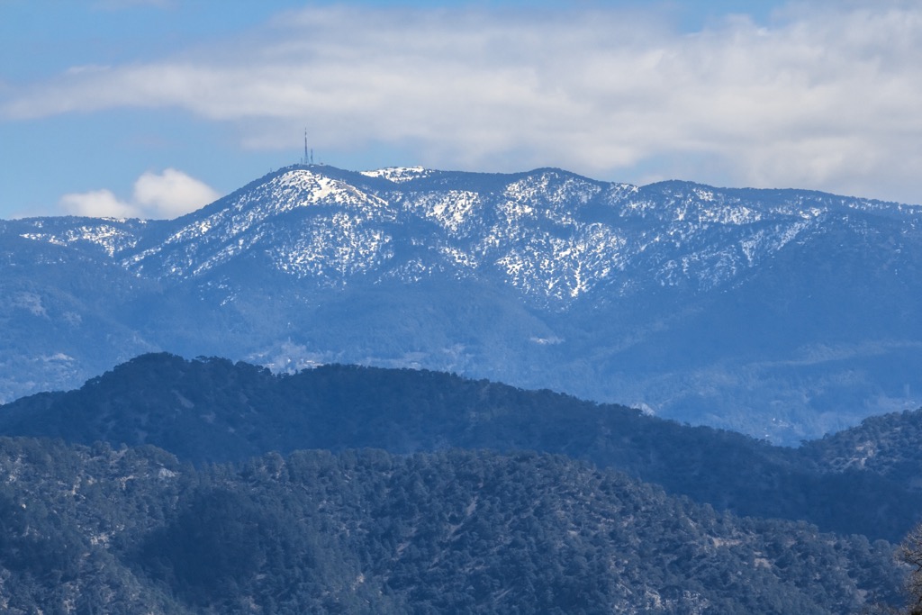 Olympus (Chionistra) (1,952 m / 6,404 ft). Levant Ranges