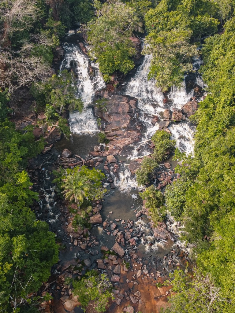 Kpatawee falls. Liberia Mountains