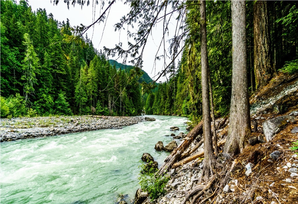 Lillooet River, Pacific Ranges, British Columbia, Canada