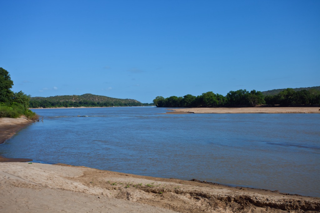 The Limpopo River. Limpopo National Park
