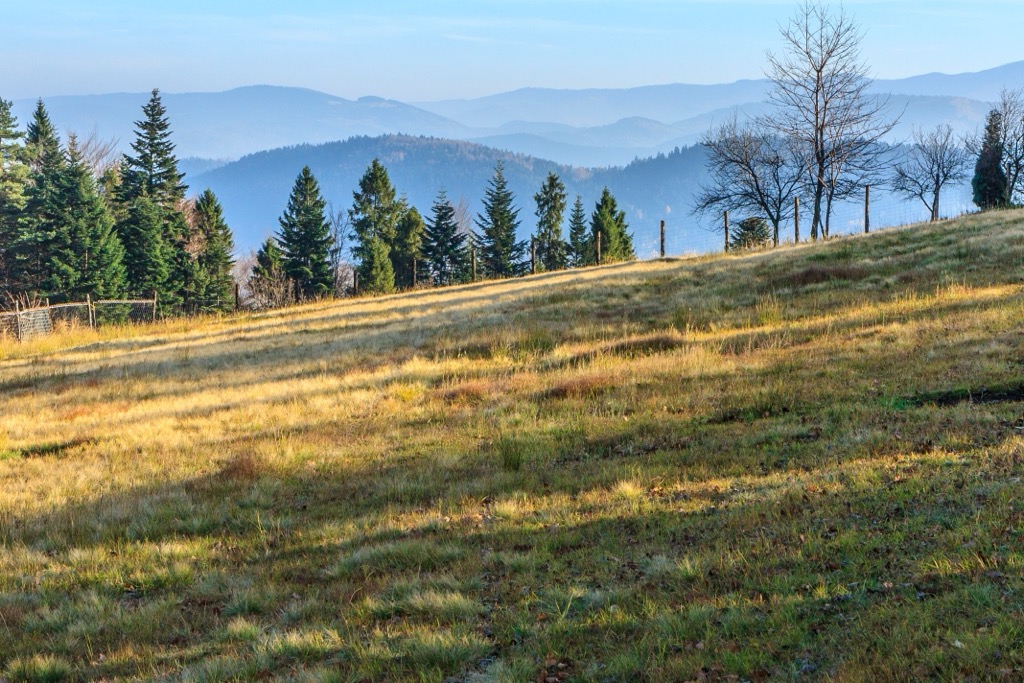 Hiking on Łamana Skała. Low Beskids