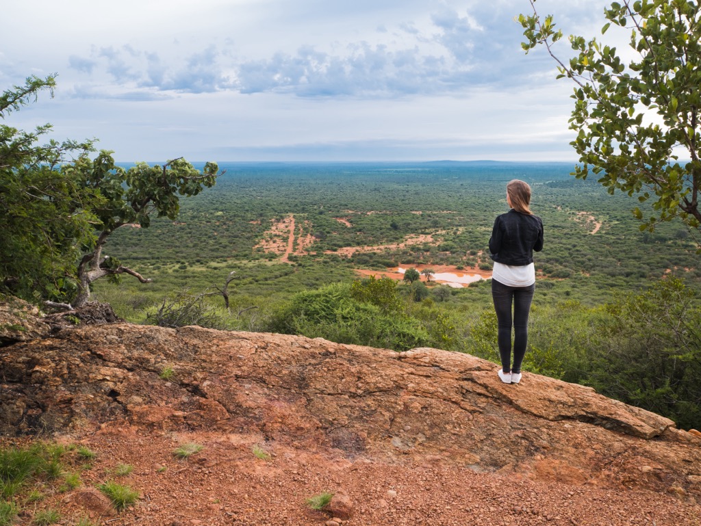 Hiking in the reserve. Madikwe Game Reserve