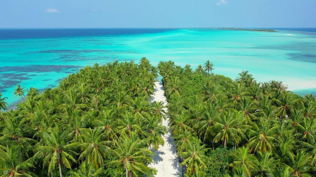 Hiking is a little different in the Maldives. Maldives