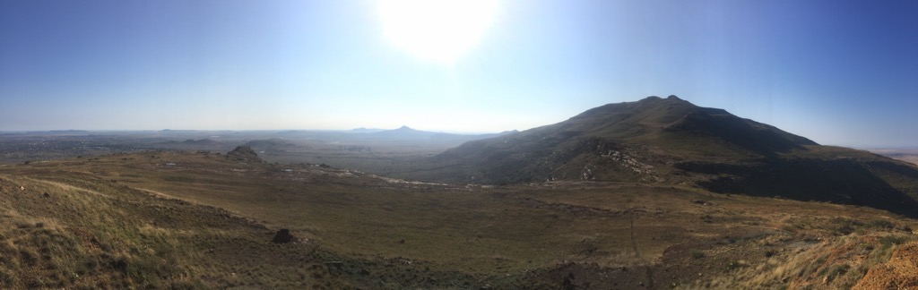 A panorama of the Thaba Nchu landscape. Mangaung Metropolitan Municipality