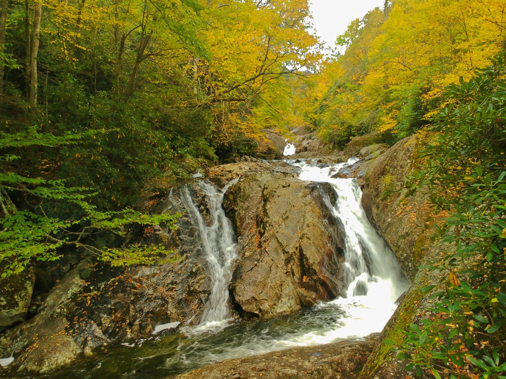 Sunburst Falls, Middle Prong Wilderness, North Carolina