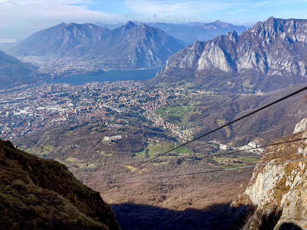 Piani d’Erna cable car, Milan, Italy