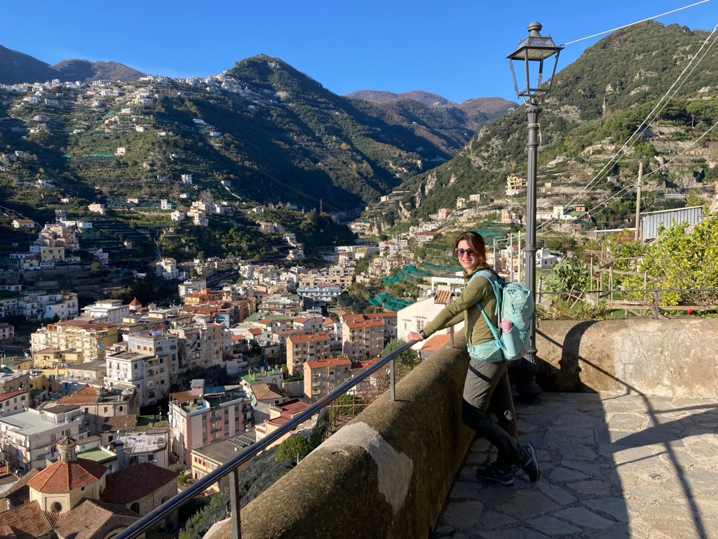 Minori, Ravello, and Sala, Amalfi Coast, Parco regionale dei Monti Lattari, Lattari Mountains Nature Park, Italy