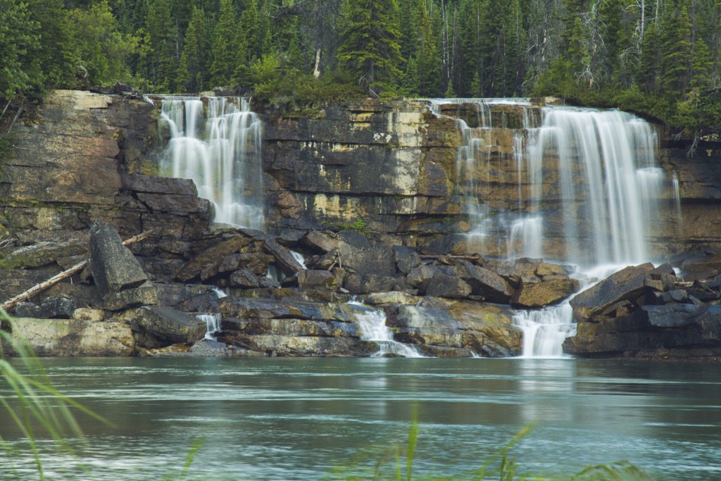 One of the Monkman Cascades. Monkman Provincial Park