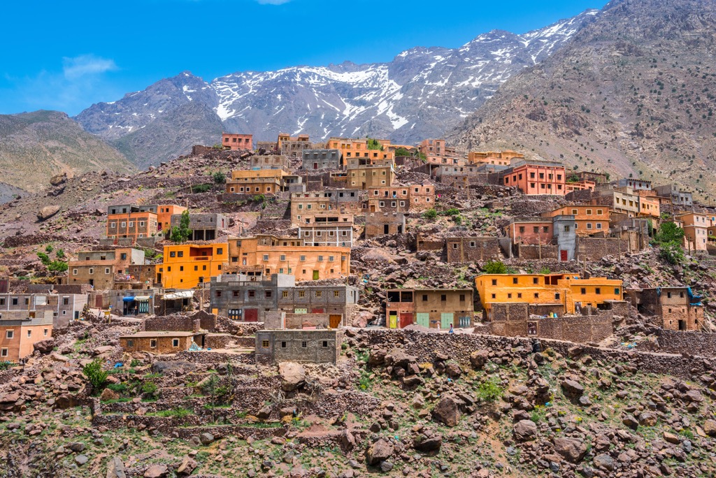 Town of Aroumd, Toubkal national park, Morocco