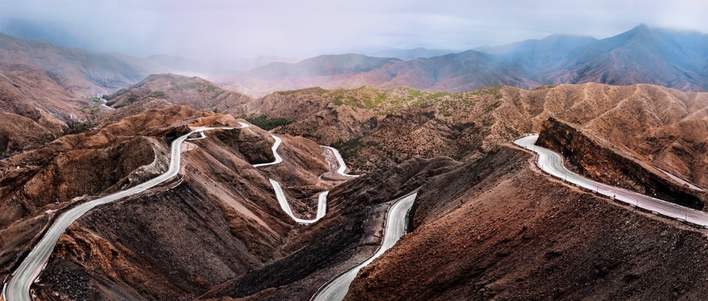 Atlas mountain road, Morocco