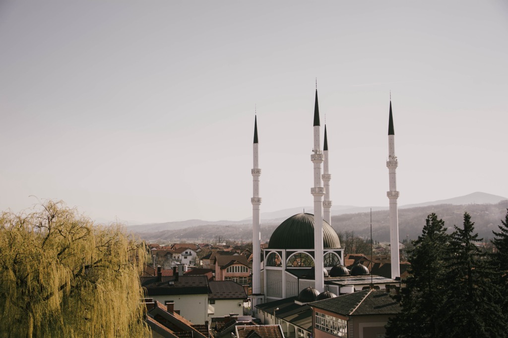 Мosque, Sanski Most, Bosnia and Herzegovina