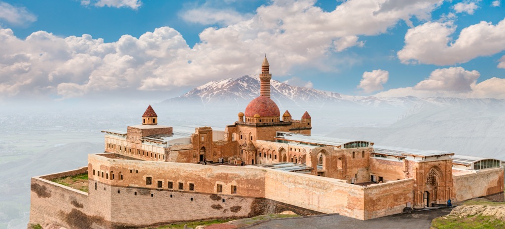 Ishakpasa (Ishak Pasha) palace, Mount Ararat National Park, Turkey