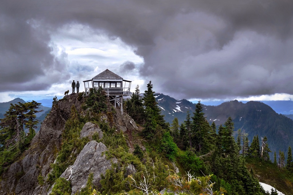 Park Butte Lookout. Mountain Huts