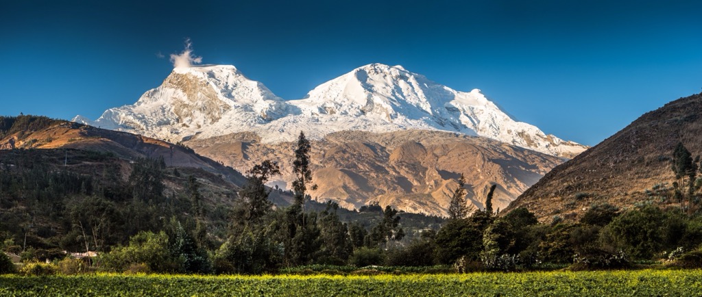 Huascarán, Peru’s highest peak. Mountain Huts