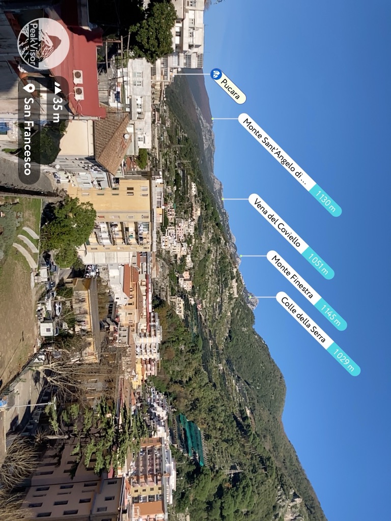 Mountains, Start of the Sentiero dei Limoni between Maiori and Minori, Parco regionale dei Monti Lattari, Lattari Mountains Nature Park, Italy