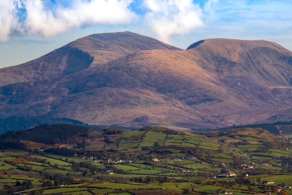 Mourne Mountains and Slieve Donard, Northern Ireland