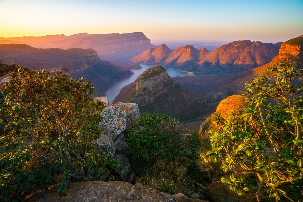 The Blyde River Canyon in Mpumalanga Province, South Africa. Mpumalanga